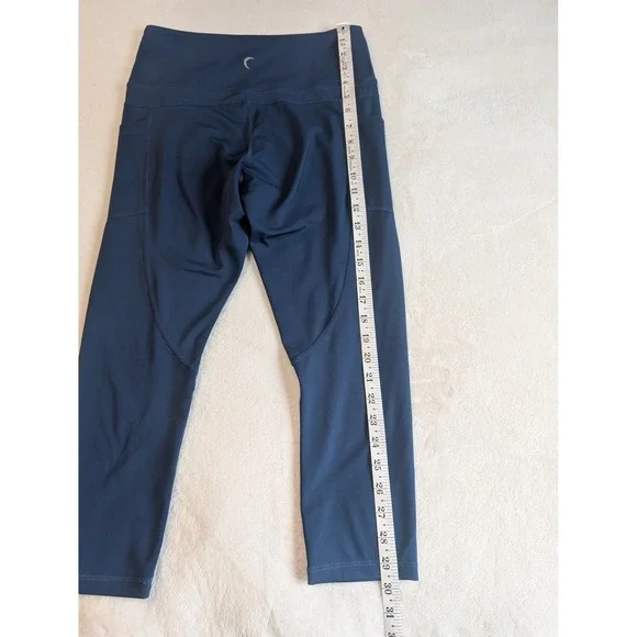 Zyia Active Pocket‎ Capri Leggings High Waisted Athletic Blue Size 8-9 - Picture 7 of 10